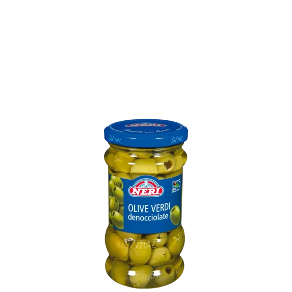 Olive verdi denocciolate