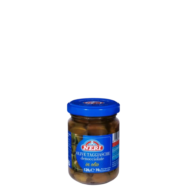Olive nere taggiasche denocciolate