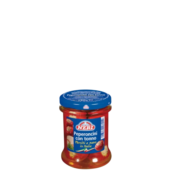 Peperoncini ripieni di tonno sott'olio